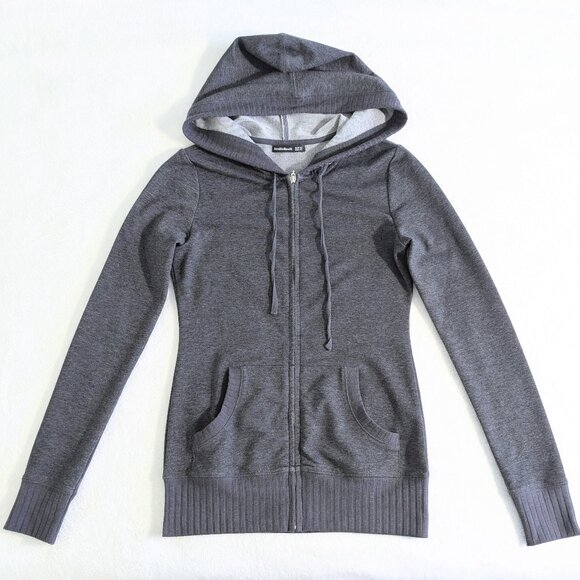 AmélieBoutik Cotton Blend Zip-up Hoodie, XS, Grey - Picture 2 of 9